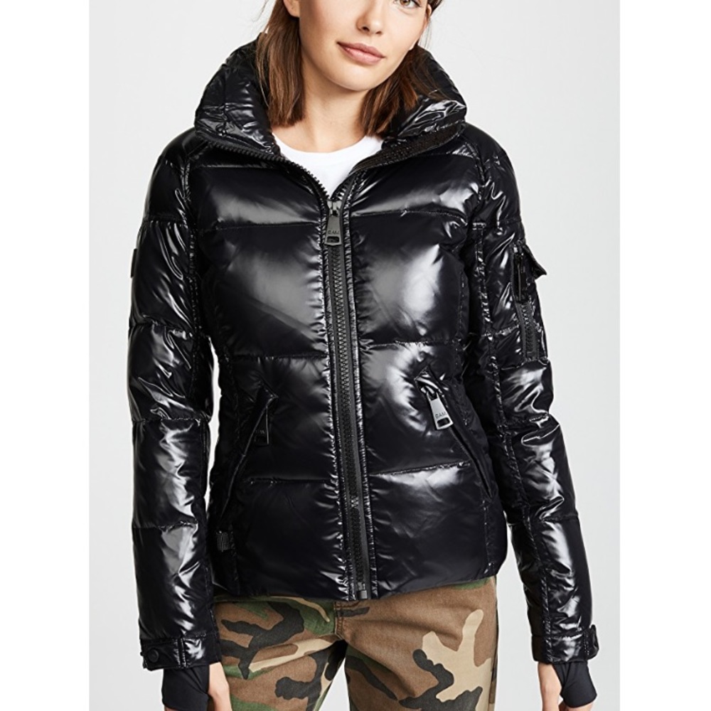 SAM black puffer jacket